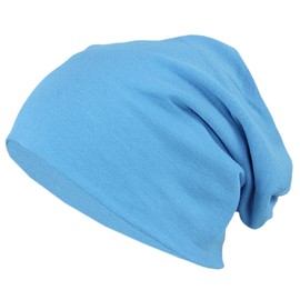 TupTam Children's Beanie Hat Tube Scarf Set Transitional Period, jeans colour