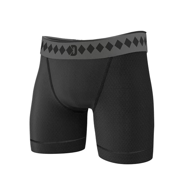 Diamond MMA Compression Performance Short with Built-in Jock Strap (Large)