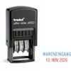 Trodat 4850 Professional Date Stamp with 2-Colour Ink Pad Blue/Red
