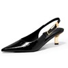 Coutgo - Zapatos de tacón para mujer, con correa de