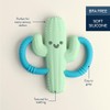 Itzy Ritzy Cactus-Shaped Baby Teether with Handles; Silicone Teether for