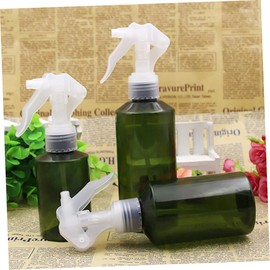 Healvian 5Pcs Fine Mist Sprayer Bottle Set Refillable Lightweight Durable with Trigger for Easy Dispensing Green Color for Travel and Everyday Use