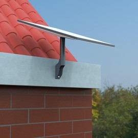 Z-Wall Mount Kit Compatible with Starlink Roof Gen 3, Heavy Duty Wall Mount Bracket for Starlink Indoor / Outdoor Security Bracket (Bracket only)