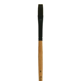 Princeton Catalyst Flat Brush, Synthetic, Long Handle, Size 4, 1 Count