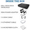 Dell WD15 USB-C Docking Station Bundle with Dual Monitor Support,