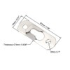 sourcing map Keyhole Hanging Plate, 37mm x 13mm Single Hole