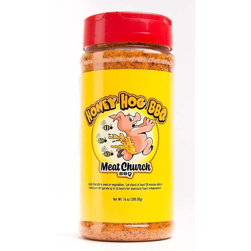 Meat Church BBQ Rub Combo: Honey Hog (14 oz) and