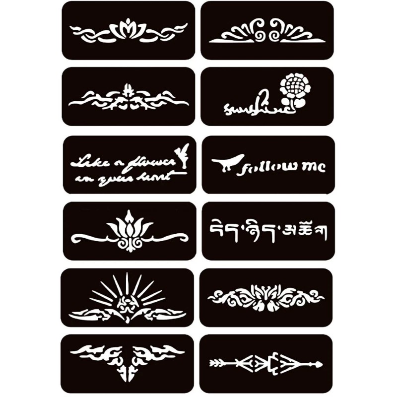 Moricher Temporary Henna Tattoo Kit by Moricher – 5 Inks,