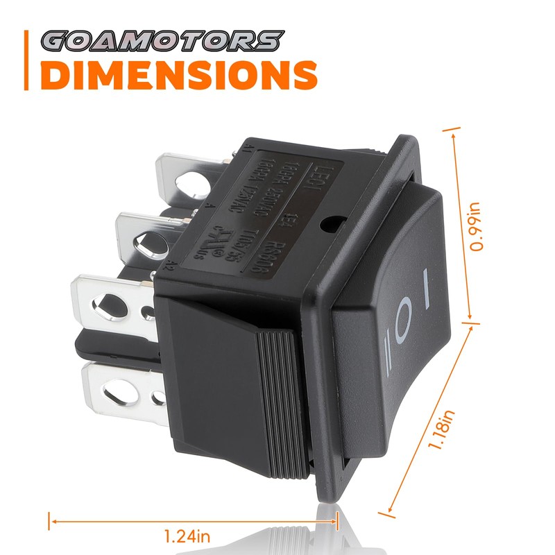 GoaMotors Start Stop Switch for Harbor Freight Predator 7000 8750