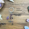 Cute Crystal Keychains,Boho Key Rings for Car Keys,Kawaii Bag Backpack