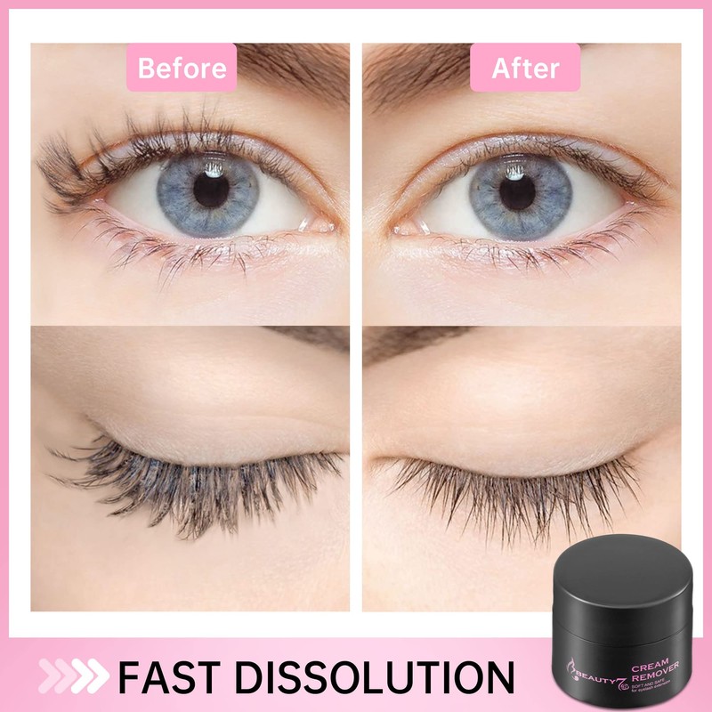 Beauty7 Eyelash Extension Remover Cream Safe Adhesive Bonder Eyelash Glue