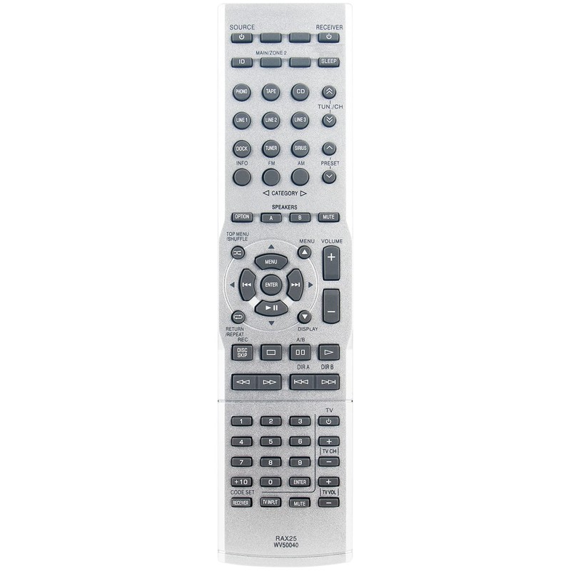 RAX25 WV50040 Replacement Remote Control Commander fit for Yamaha Stereo