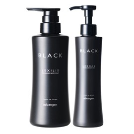 Lexiris Black Fragrance Body Milk (200mL) & Body Soap (400mL) Set, Vanilla Top Sweet Scent (Moisturizing, Body Care, Odor Care), Sensitive Skin, Dry Skin