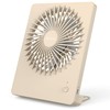 Zuvas Desk Fan Battery Operated Fan Rechargeable 180°Tilt Folding Personal