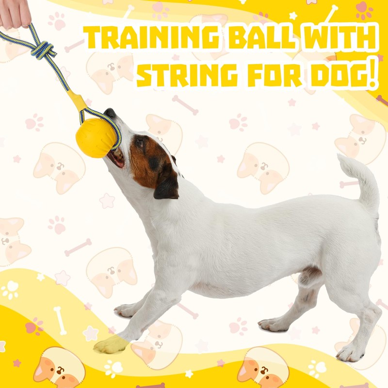 Hsei 2 Pcs Large 3.5inch Dog Toy Ball on a