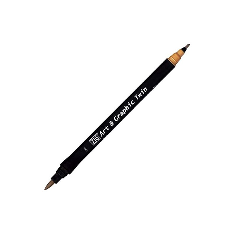 ZIG Art and Graphic Twin Tip Brush Marker Pen 049