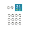 #8-32 Locknuts - IMScrews 304 Stainless Steel DIN985 Hardware Locknuts