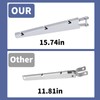 GRELWT 10 Pack 15.7" Barbed Wire Arm for 1-3/8" Chain