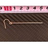 Akusetia Simple Surgical Stainless Steel, Pink Gold, Pink, Long Bar,