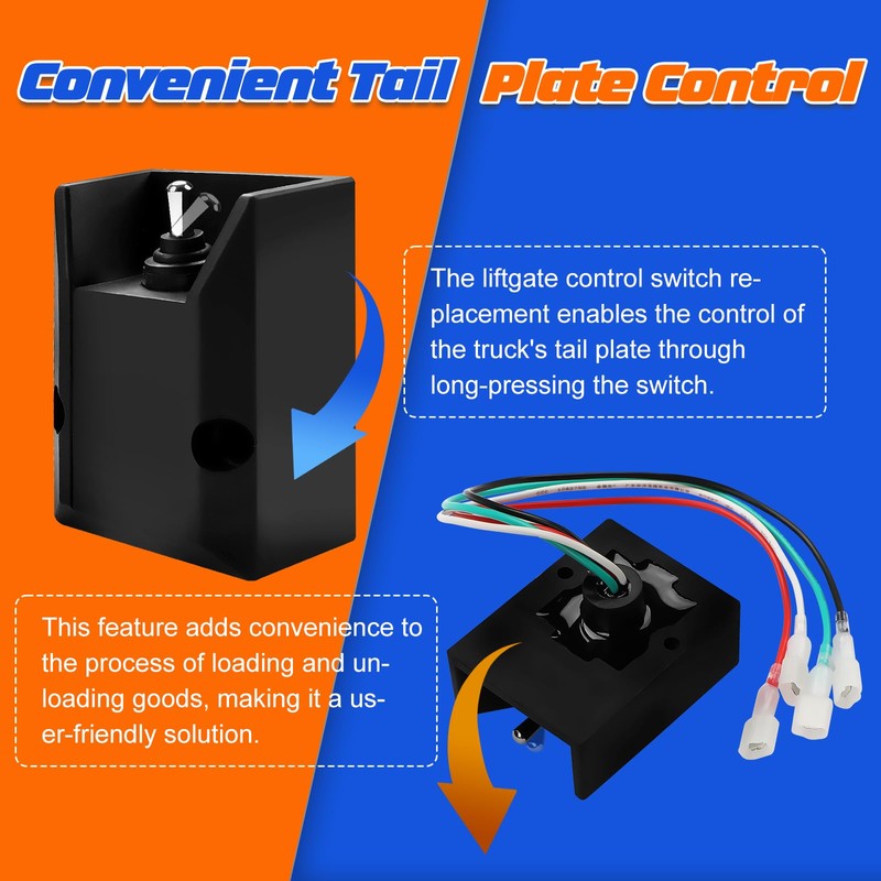 Switch Liftgate Waterproof and Rust-Proof Compatible with Maxon Lift Corp