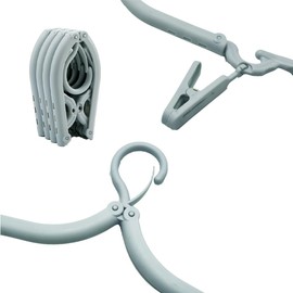 ZAselect Washing Line Rope,with 4 Folding clothes hangers,Laundry Clothes Lines Thick Garden Outdoor,Easy to Tighten use for Clothes Drying Garden Outdoor (10M)