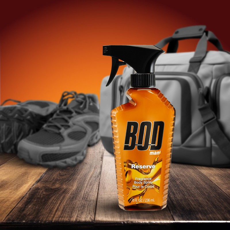 BOD man Fragrance Body Spray, Reserve, 8 fl oz
