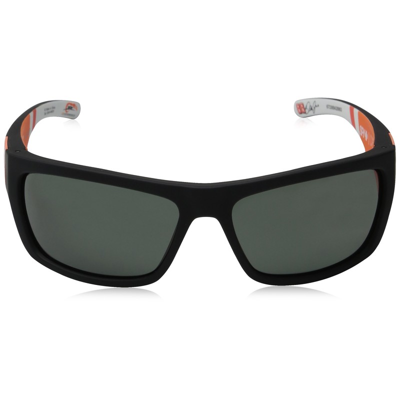 Spy Optic Dega Wrap Sunglasses, Happy Gray/Green, 1.5 mm