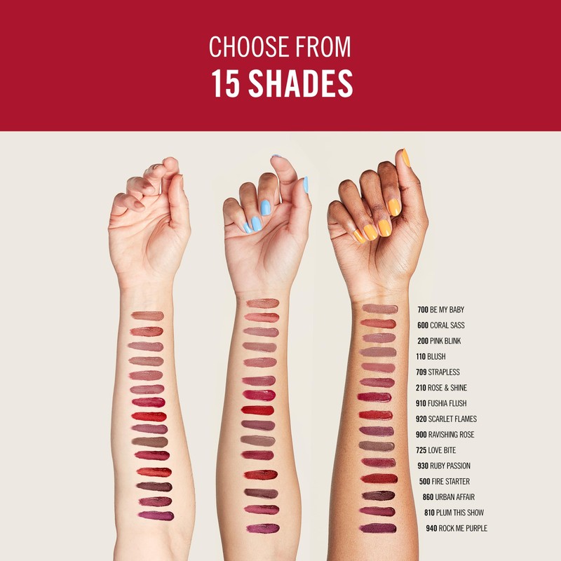 Rimmel London Lasting Mega Matte Liquid Lipstick, Long-Lasting, Hydrating, Vegan