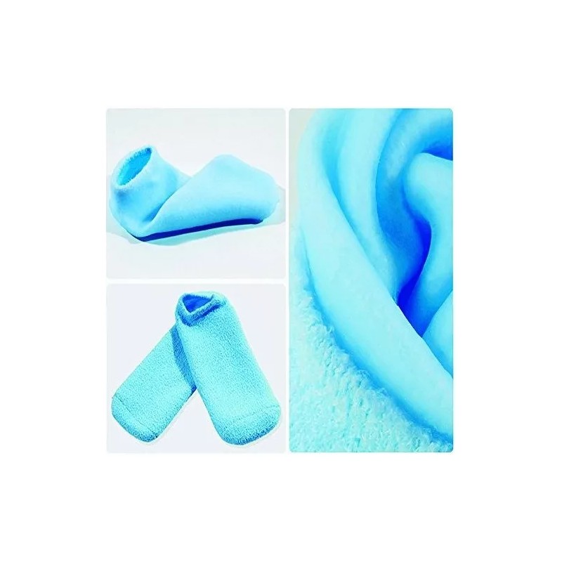 - Pinkiou Spa Gel Calcetines Para Suavizar Pies Agrietados Hid