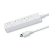 STYLED Flat Switch, Power Strip, 6.6 ft (2 m), Extension
