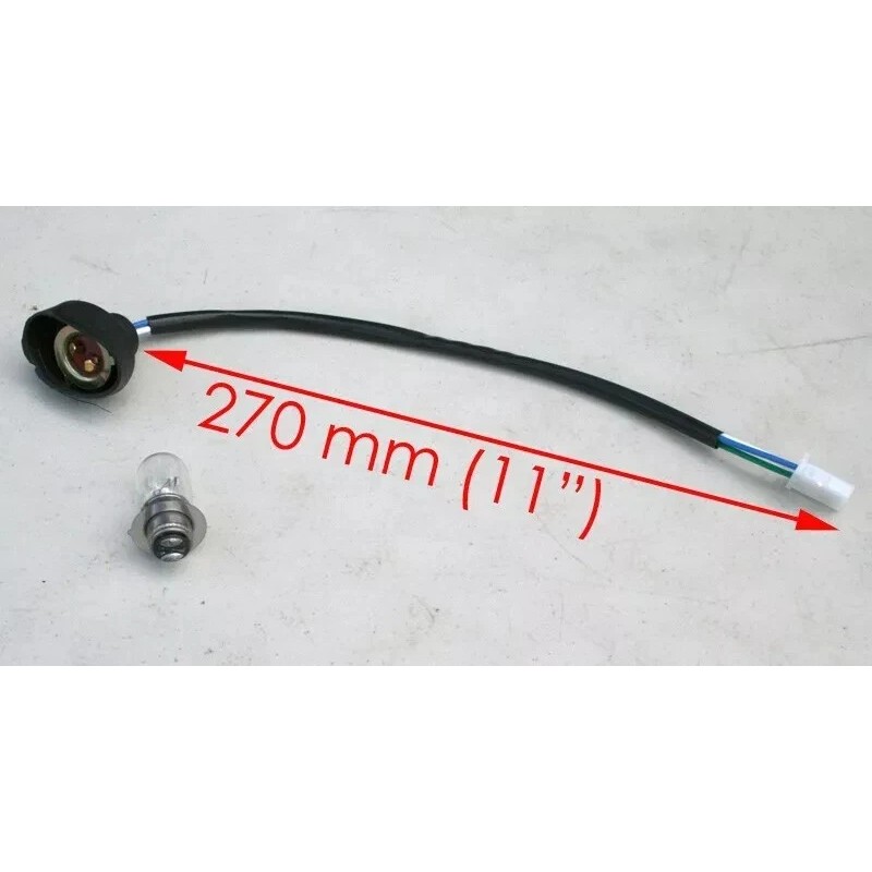 FANCY SCOOTERS ATV FRONT HEAD LIGHT WIRE HARNESS WITH LIGHT