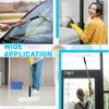Willinglong Window Squeegee Cleaner with Long Handle(47in), 2 in 1