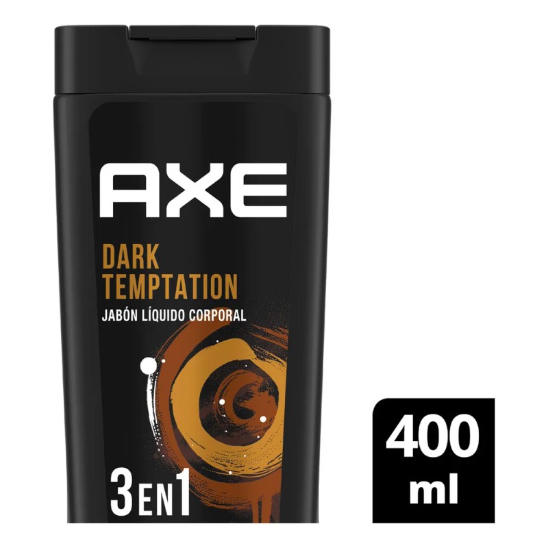 Jabón Líquido Corporal 3 en 1 Axe Dark Temptation 400