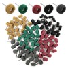 Buffing Wheel 100 Pack Abrasive Polishing Deburring Wheels Metal Polishing