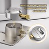 SANATO Hidden Shackle Padlocks Keyed Alike Padlocks, Solid Steel Trailer