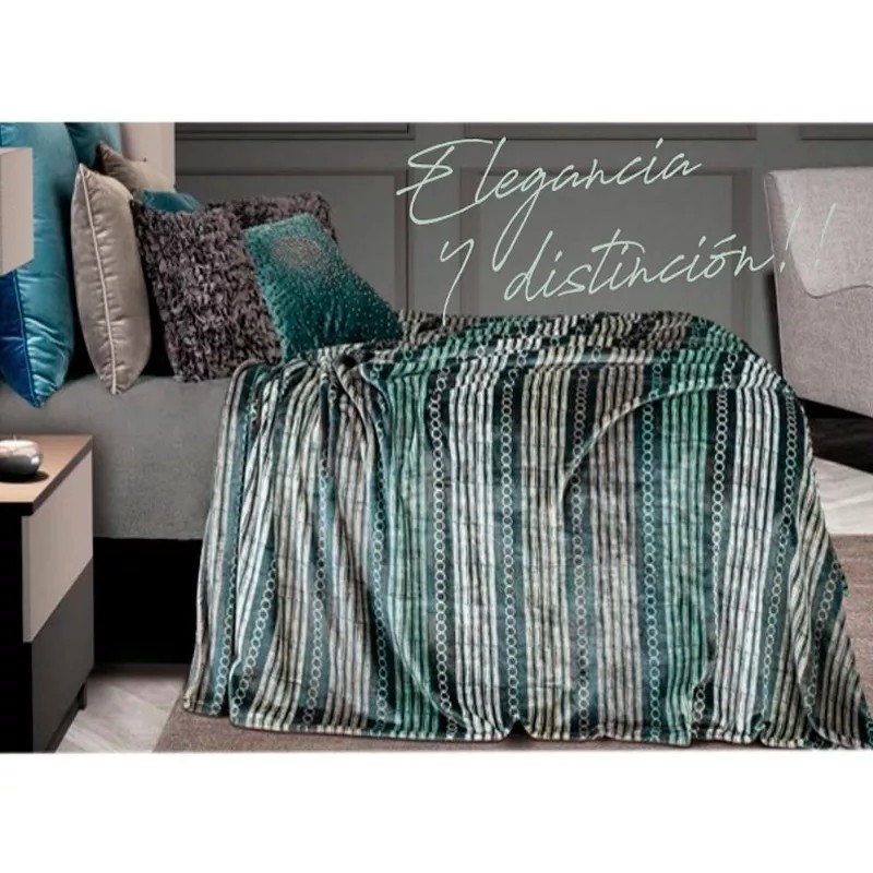 Regina Cobertor Ligero Verde King Size Regina