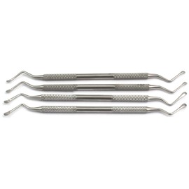 AA PRO Lucas Curette Dental Set of 4 Bone CURETTES A+ Quality