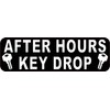 StickerTalk After Hours Key Drop Magnet, 10 inches by 3