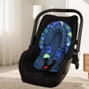 Baby Car Seat Head Support with Extra Headrest, 2-in-1 Babybody