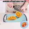 3 Piece Hanging Hole Chopping Board Set, Plastic Chopping Board,
