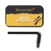 Crema para peinar cejas, jabón tridimensional incoloro para cejas, fijación