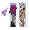 2 Set Diamond Bookmarks 5D DIY Painting Crystal Rhinestones Embroidery