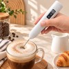 Wireless Milk Frother Electric Type-C Handheld Blender Stainless Steel Mini