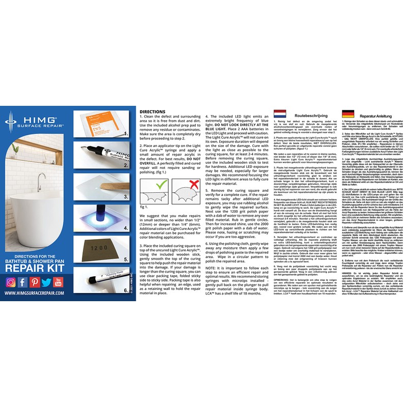 HIMG Bath and Shower Tray Kit Compatible with V&B (Star