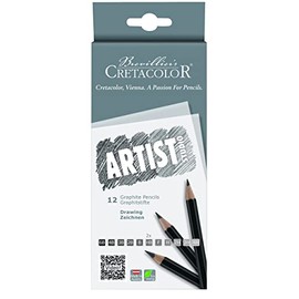 Cretacolor Studio Drawing Graphite Pencils Pack of 12