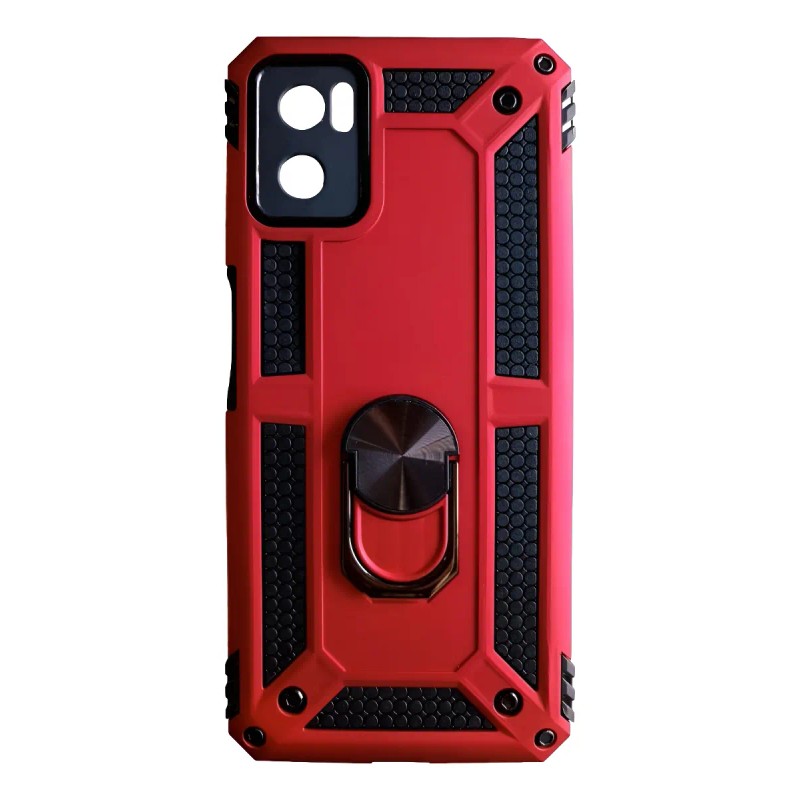 Funda Rudo Con Anillo Para Moto E22 / E22i