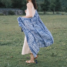 FASELE Scarf, Large, Soft, Soft, Fluffy, Cotton, Linen, Plain, Gentle, Simple, Refreshing, Cooling Protection, Sunburn Protection, UV Protection, Thin, Gift, Gift, All-Season, Stylish, Travel,