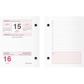 Dohe - Taco Sobremesa 2025 – Calendar in Spanish, Day Page Format, 12 Months from January to December, Size 8.5 x 11 cm, Office Supplies