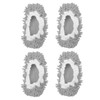 sourcing map Mop Slippers Washable Microfiber Floor Cleaning Shoes Cover