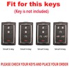 TECART Luminous Strip Key Fob Cover with Keychain Fit for